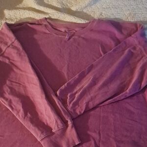 Fabletics Pink Crew Neck Top